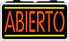 Abierto en Agosto